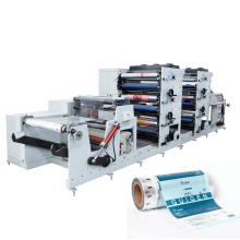RTRY-320 3+3 6 colors PVC plastic film label paper flexo label sticker printer